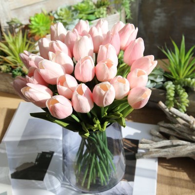 Reliable And Good Artificial Decorative Flowers For Wedding Backdrop Decor Tulip Artificial Flowers